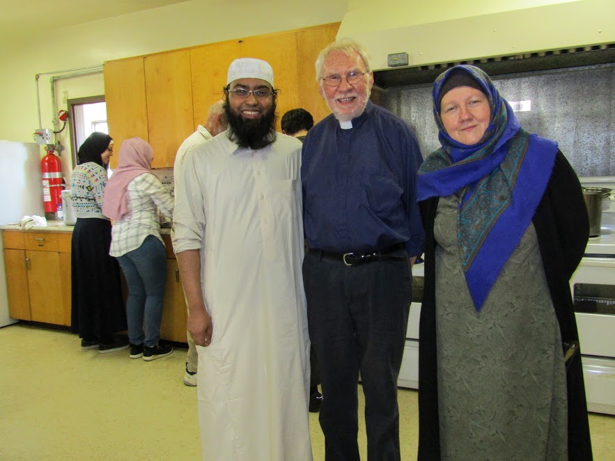 Breaking bread at drop-in dinner