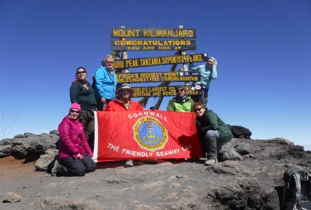 Cornwall flag on the “Roof of Africa”