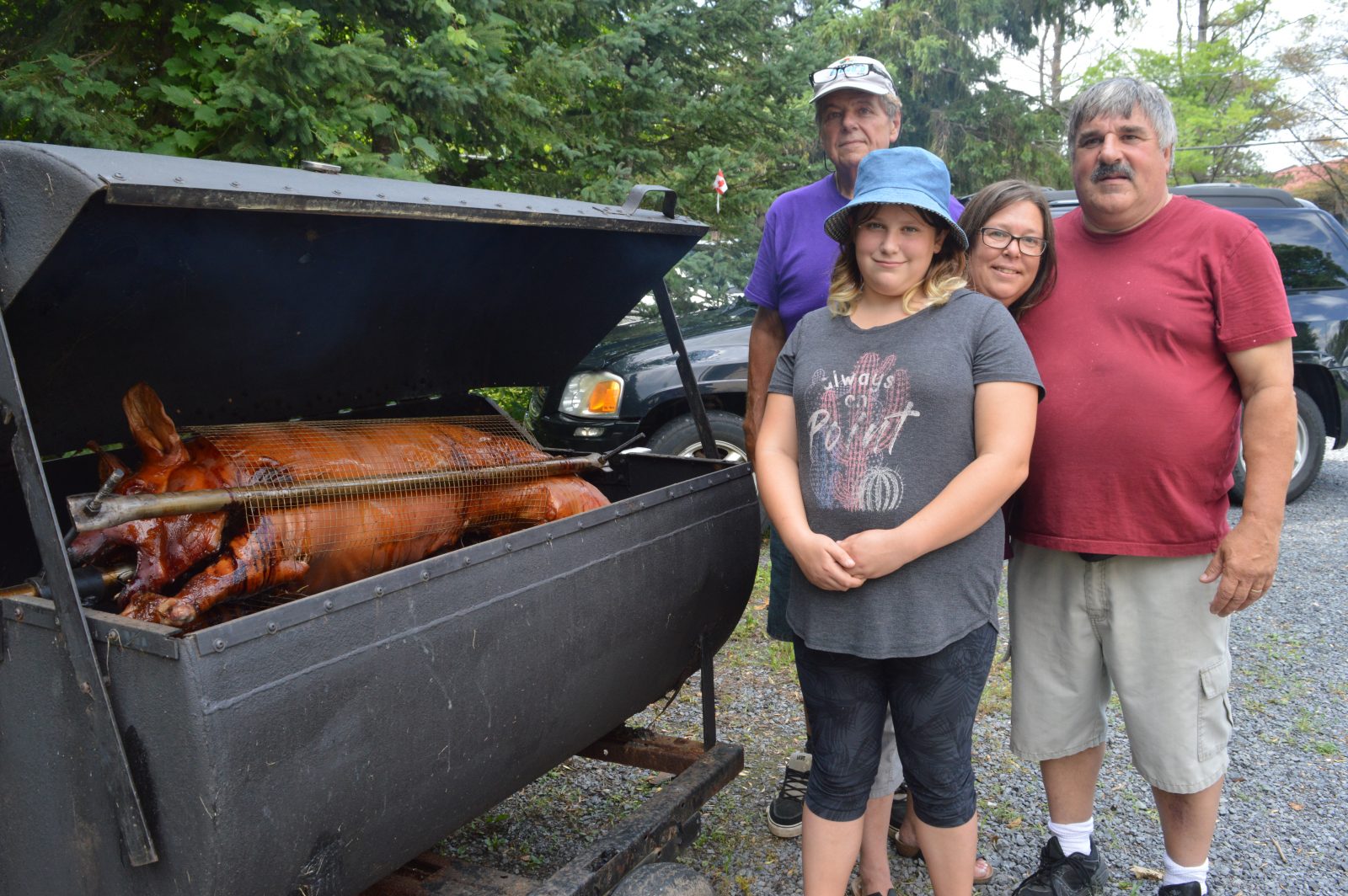 Annual pig roast for charity