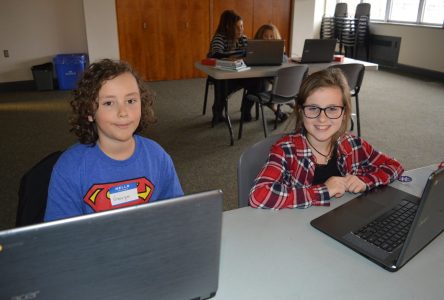 Local teachers and children learn to code