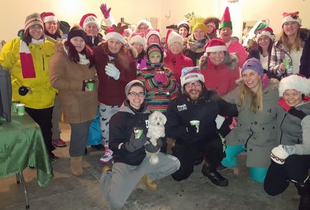 Zumba carolling for a good cause