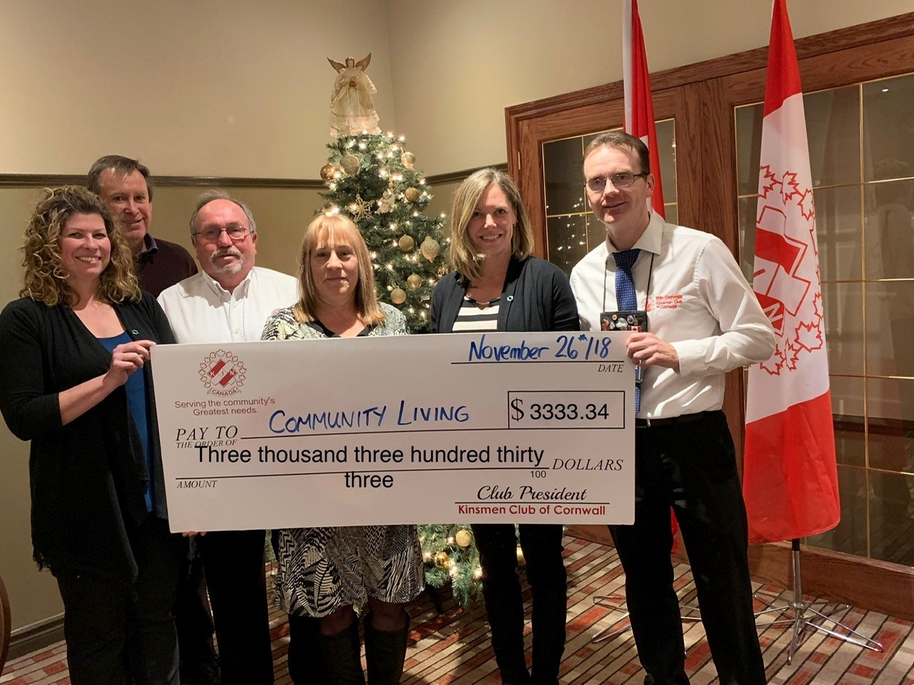 Kinsmen support Community Living