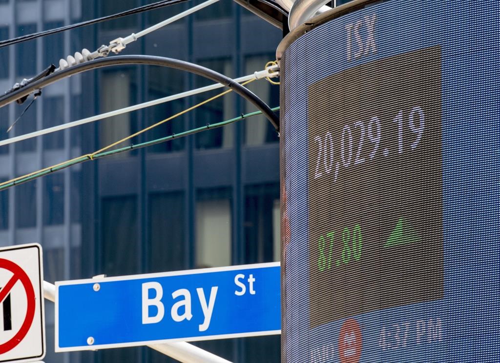 S&P/TSX composite up more than 200 points, oil tops US$100 a barrel