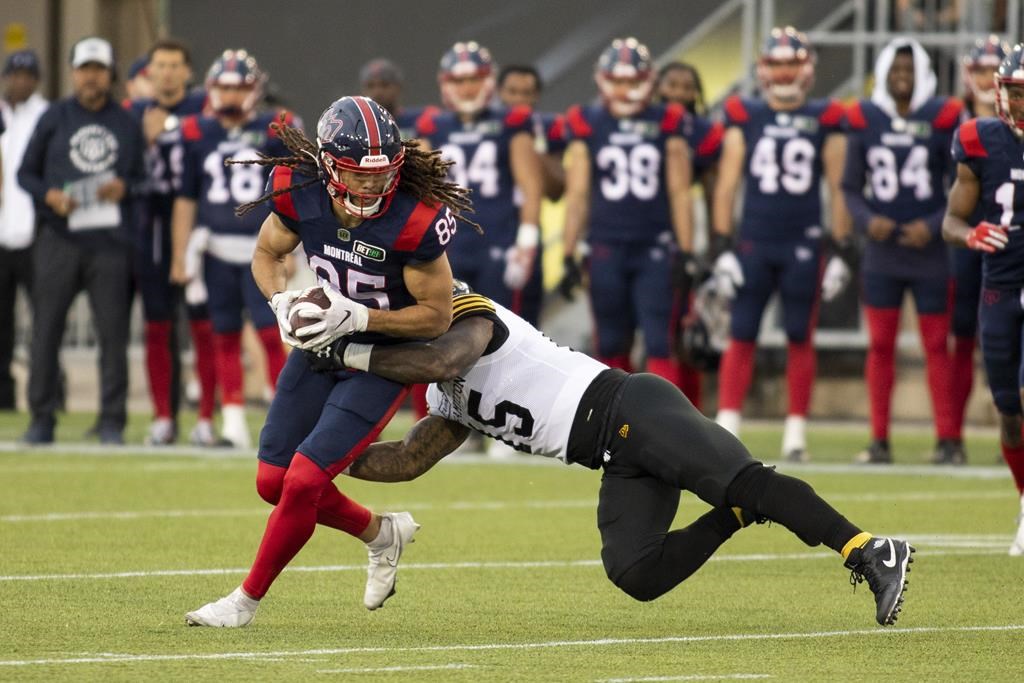 Leader’s late field goal rallies Tiger-Cats past Alouettes 25-23