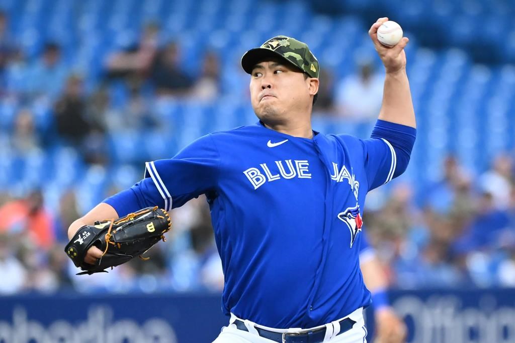 Toronto Blue Jays place left-hander Hyun Jin Ryu on 15-day injured list