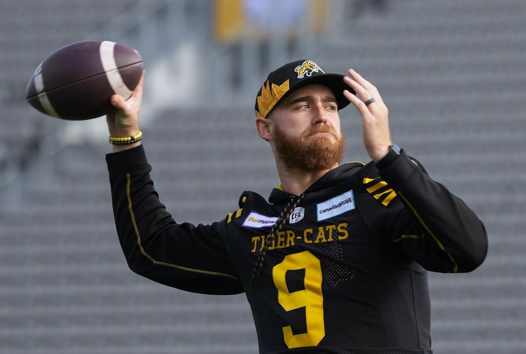 Veteran Evans comfortable in starting role with Hamilton Tiger-Cats