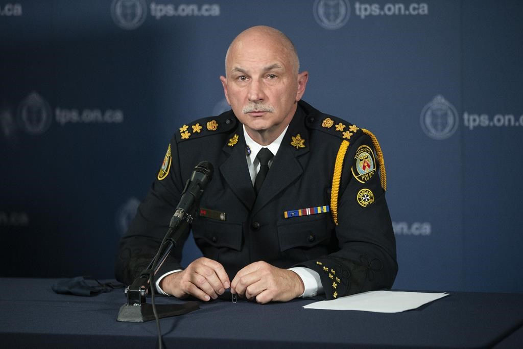 Toronto police chief apologizes to Black community as race-based data released