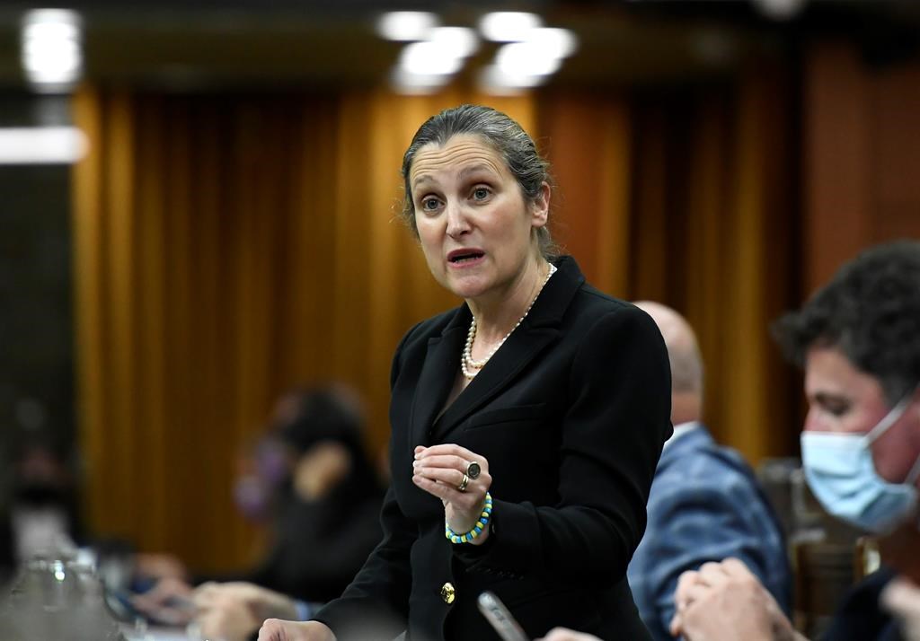 Freeland leaves the door open to further action to address economic volatility