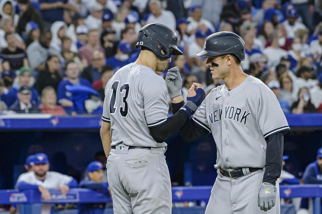 Bombs Away: Rizzo’s grand slam lifts Yankees over Blue Jays 12-3