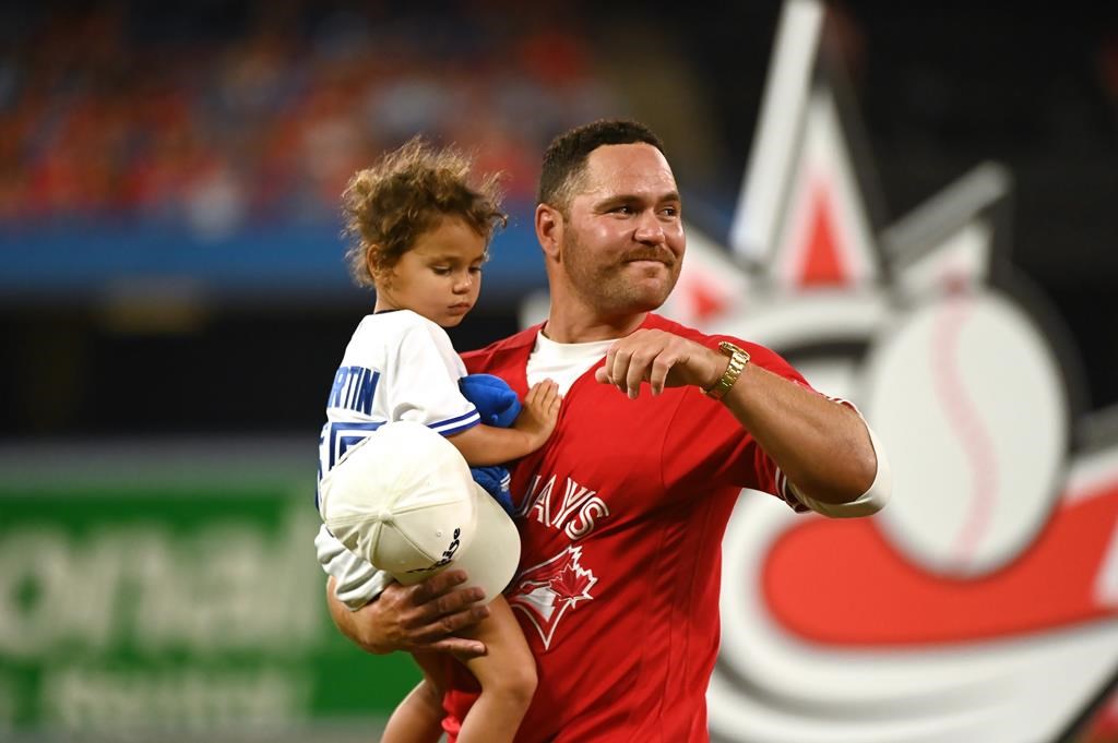 Russell Martin bids farewell to Blue Jays fans after retiring in May