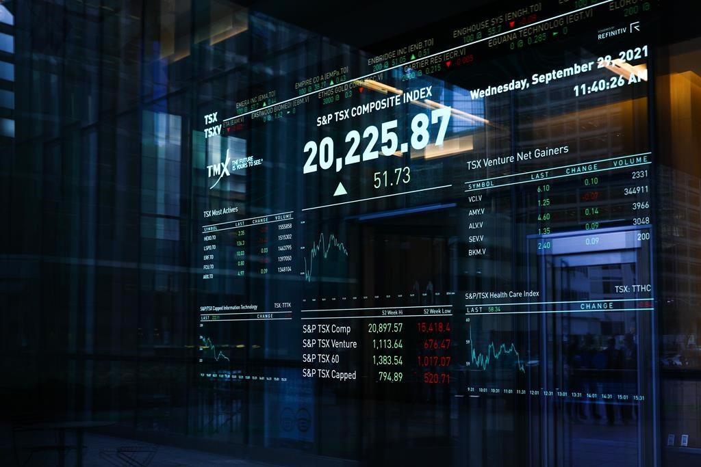 S&P/TSX composite slips but ends week higher even as jobs report supports rate hikes