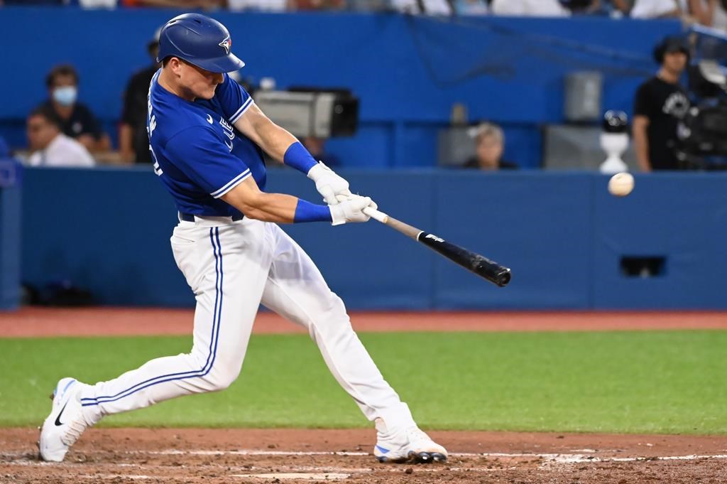 Hernandez and Chapman hit three-run homers to power Blue Jays to 8-1 win over Royals