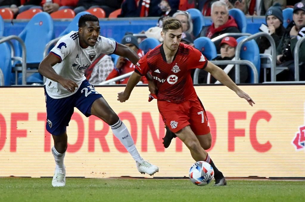 Jordan Perruzza making the most of his time with Toronto FC’s new Italian crew