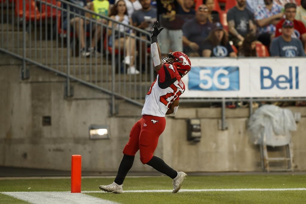 Paredes’ field goals rally Stampeders past Argonauts 22-19