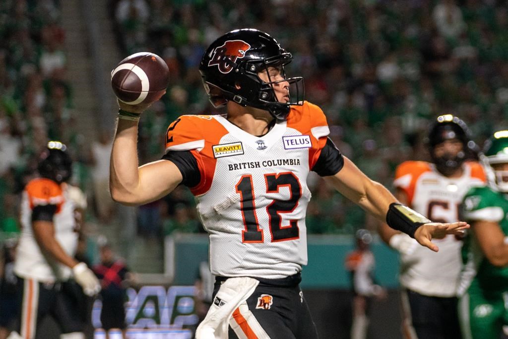 Rourke, McManis, Rhymes named CFL top performers for month of August