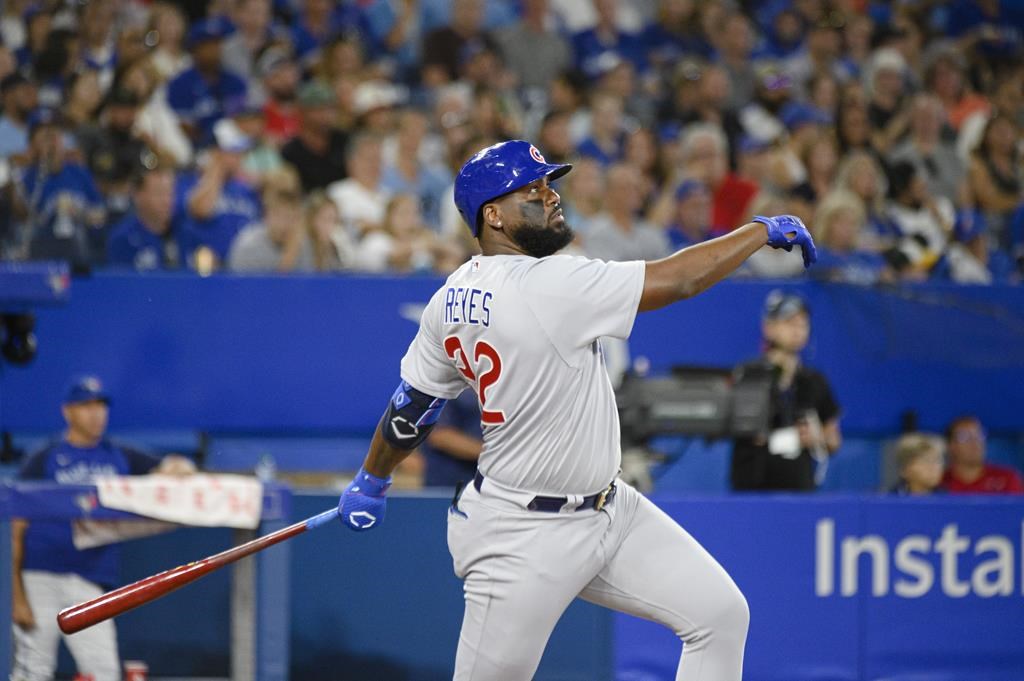 Reyes’s homer, Hoerner’s double help Cubs eke out 7-5 win over Blue Jays