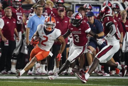 Illinois running back Chase Brown tops CFL Scouting Bureau’s fall top-20 list