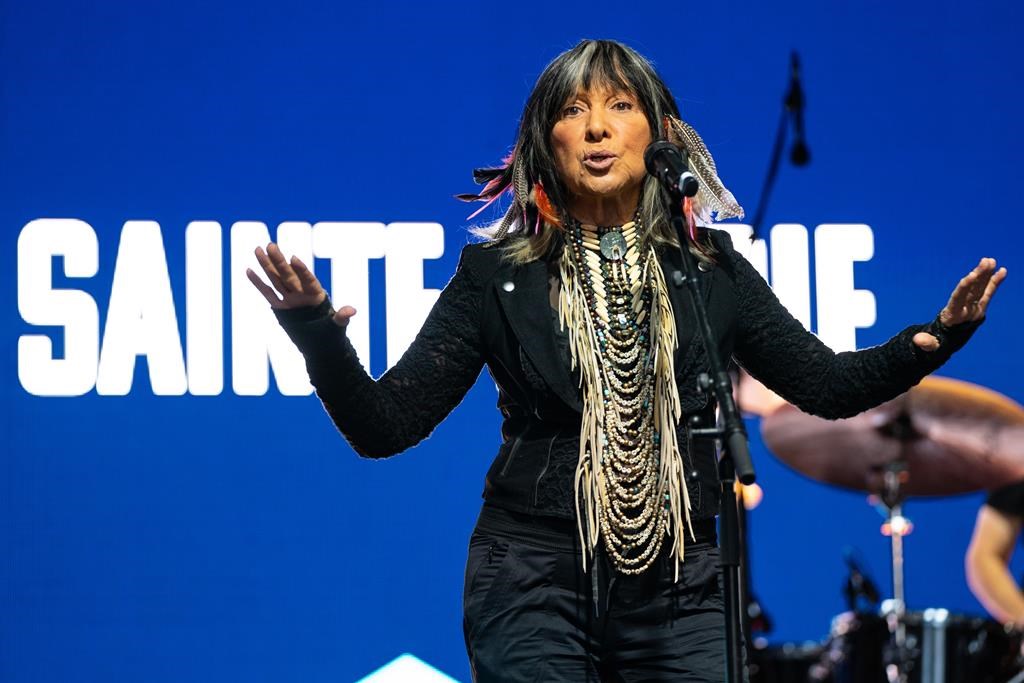 Buffy Sainte-Marie isn’t retiring, she just can’t deal with air travel