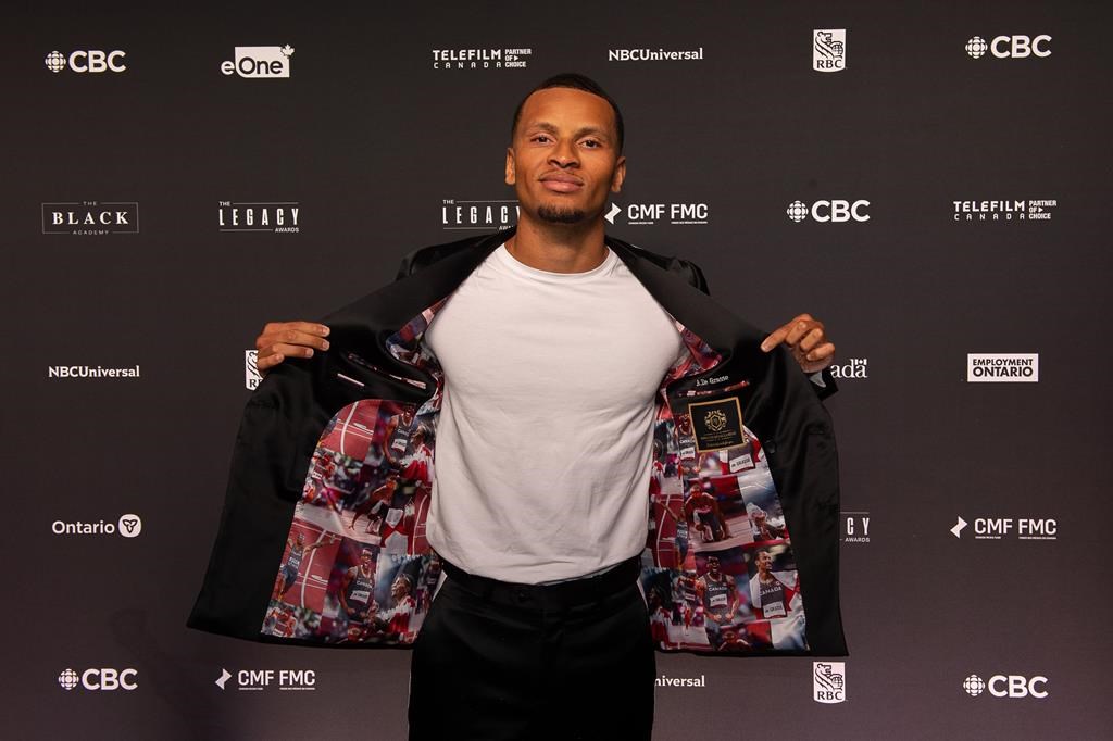 Andre De Grasse, Fabienne Colas, and Kayla Grey honoured at The Legacy Awards