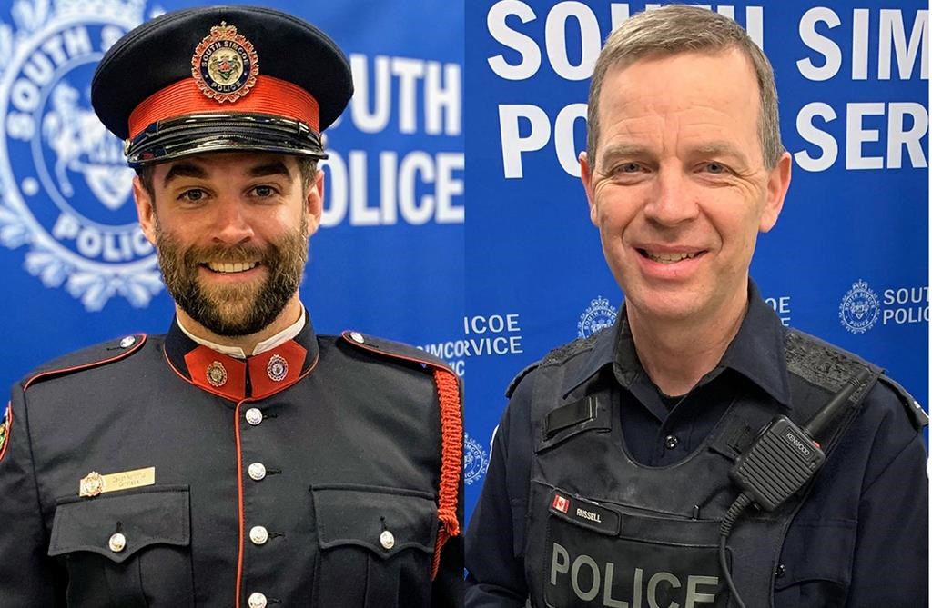 ‘Words cannot describe our grief’: Two police officers killed in Ontario shooting