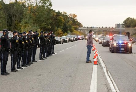 Funeral for two Ontario police officers shot dead to be held in Barrie on Thursday