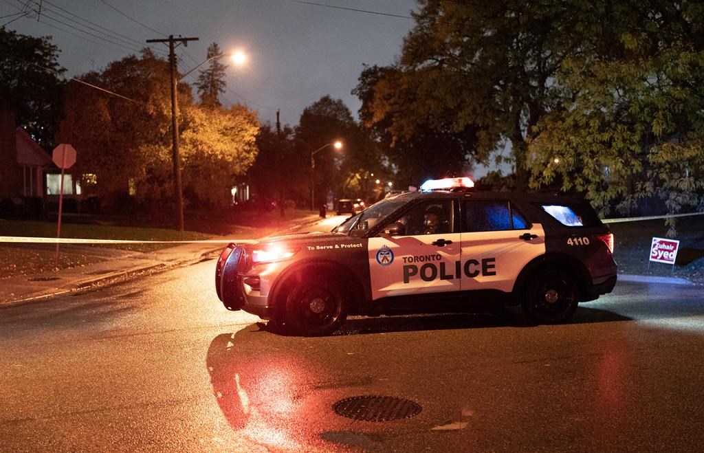 Toronto Police Service says suspect arrested after shots fired at officers