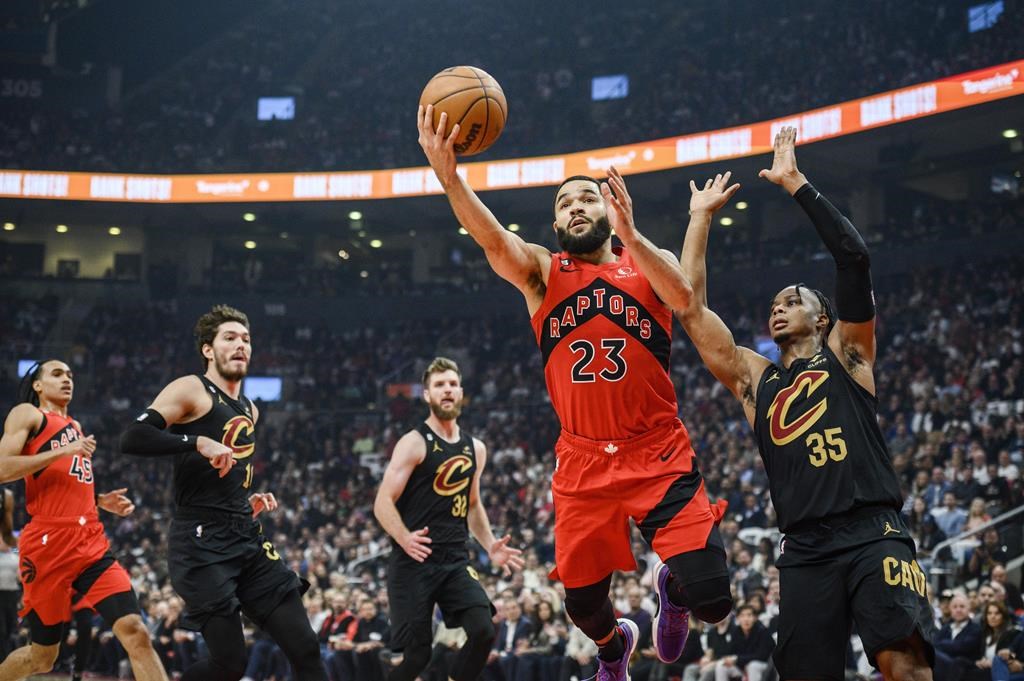 Siakam has 23 points, 11 boards and Raptors open season with 108-105 win over Cavs