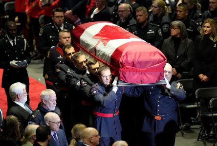 Funeral remembers ‘remarkable officers’ in Barrie, Ont.