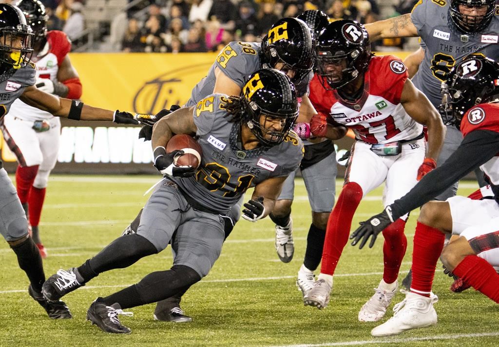 Small boots five field goals to earn Ticats big 30-27 win over Redblacks