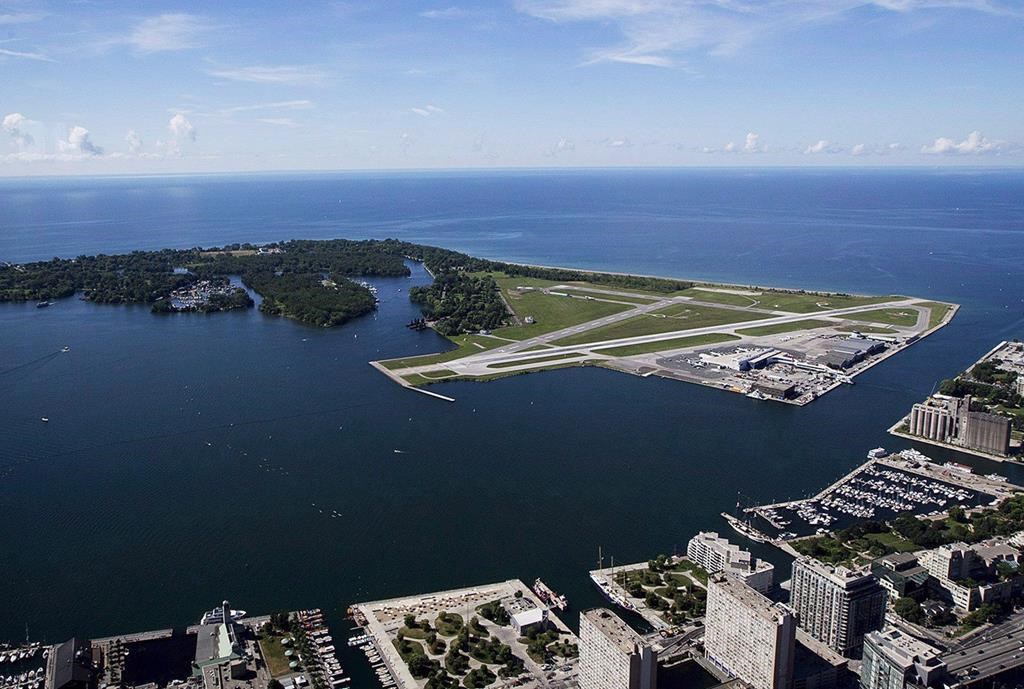 Two detained, airport evacuated after suspicious package found near Toronto ferry