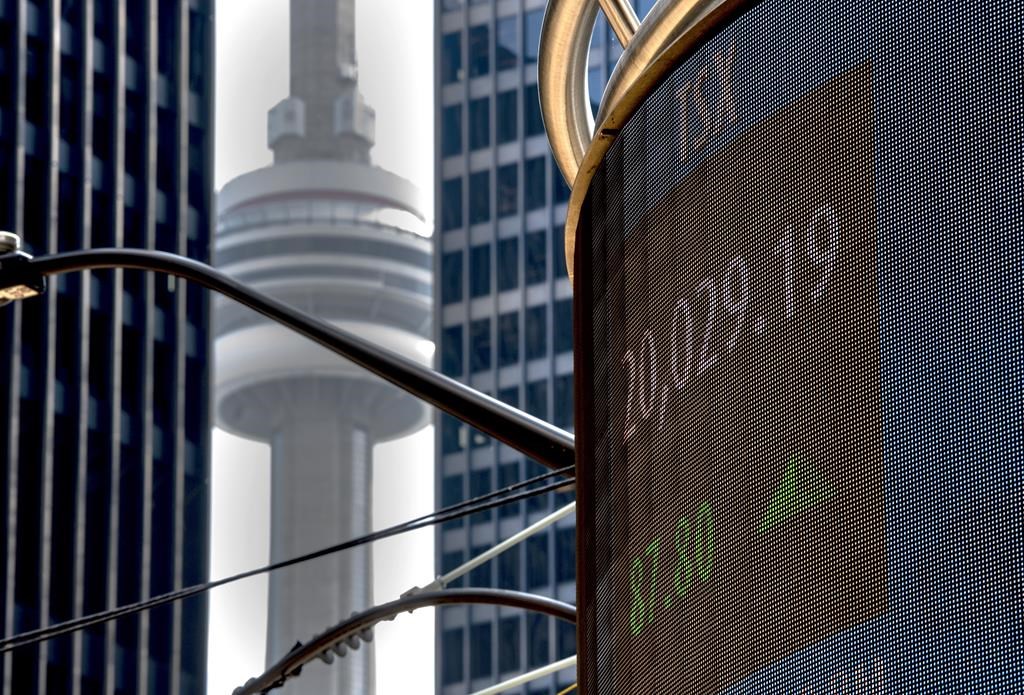 S&P/TSX composite up by Monday close, U.S. stock markets also up