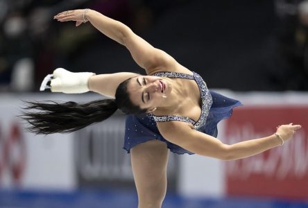 Canadians Schizas, Gilles and Poirier lead after Skate Canada short programs