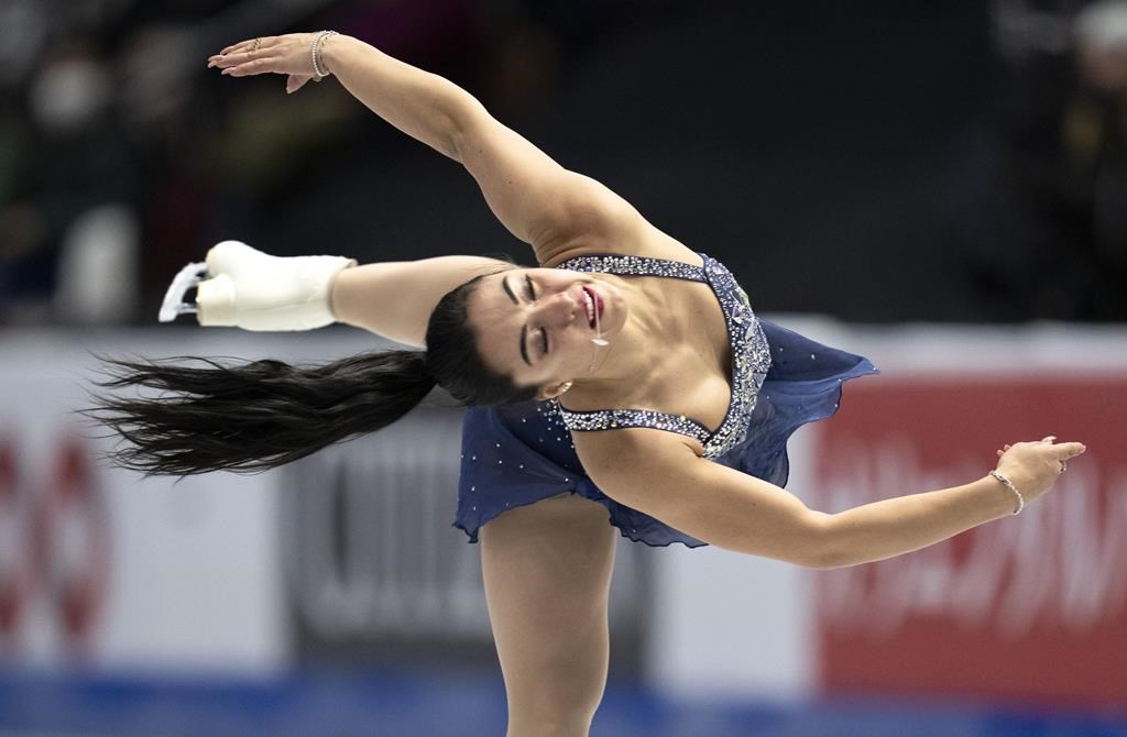 Canadians Schizas, Gilles and Poirier lead after Skate Canada short programs