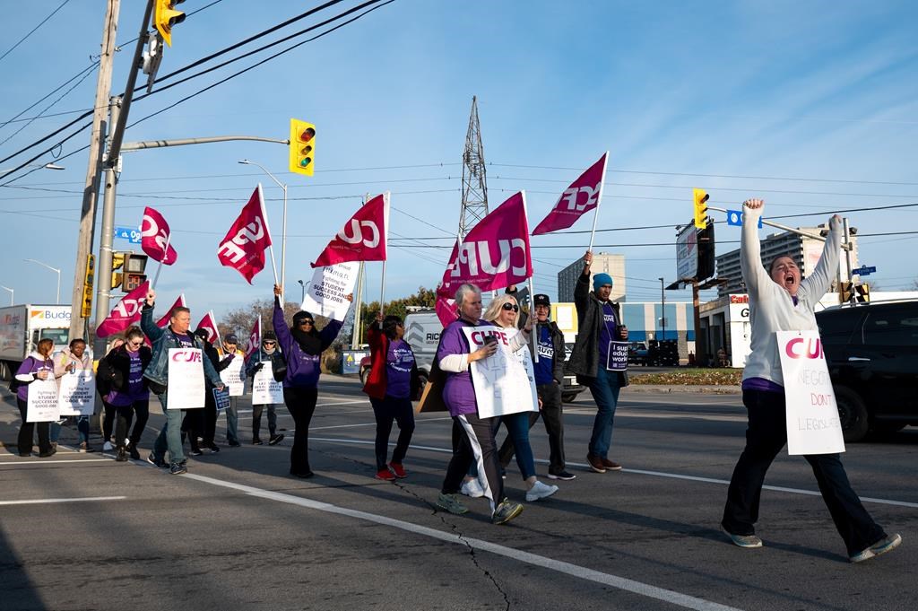 Ontario seeks to have education workers’ walkout declared illegal