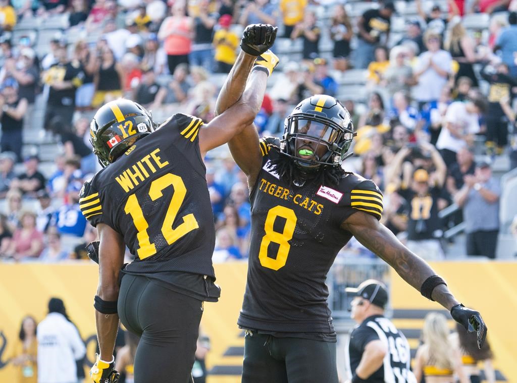 Sophomore receivers Dunbar, White proving to be Ticats’ dynamic duo