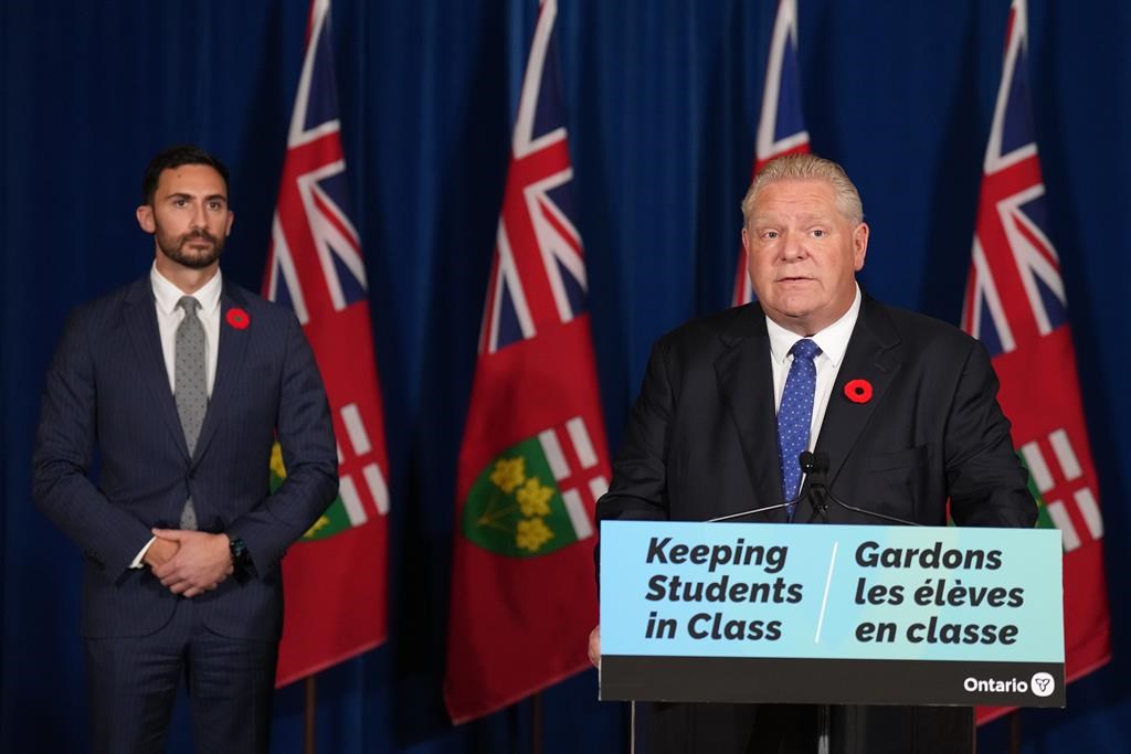 Ontario repeals law that banned education workers from striking