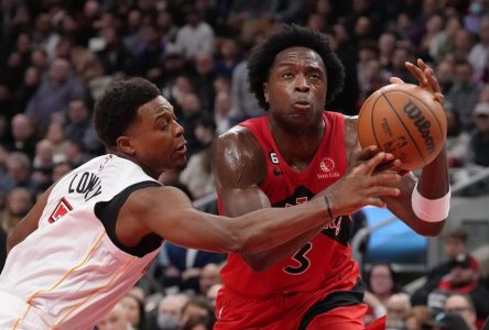 Anunoby “wrung out” after games due to his high energy on both ends of the floor