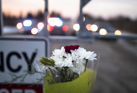 Police officers, members of the public attend procession for OPP cop shot dead