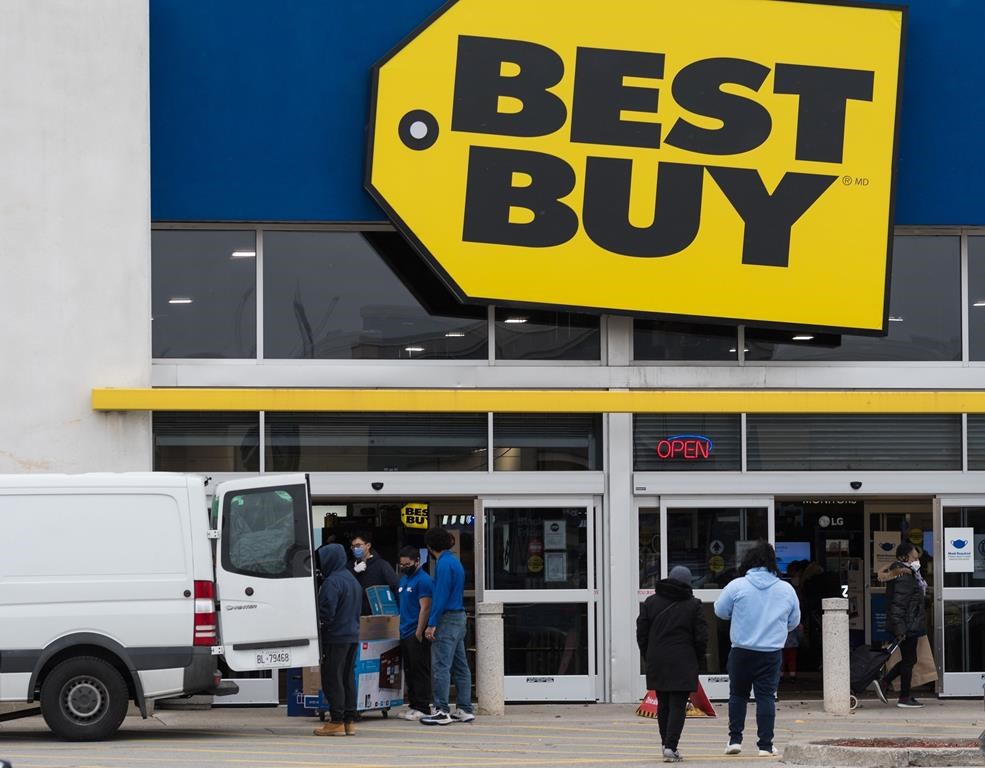 Best Buy trims jobs as sales of electronics slump following pandemic surge