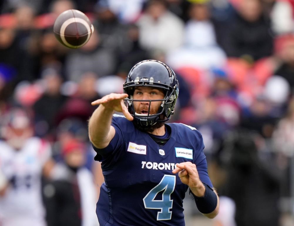 Toronto Argos remaining patient with veterans Bethel-Thompson, Muamba