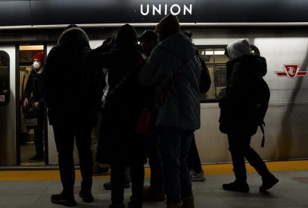 Toronto police say man pushed onto subway tracks, no injuries reported