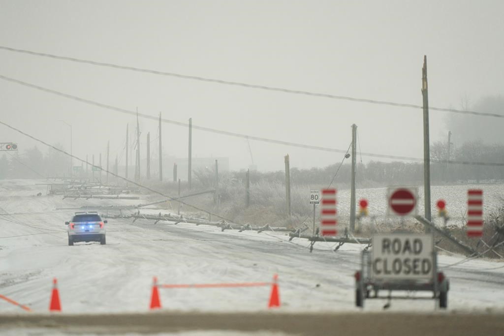 Thousands may not have power until Friday evening in southwest Ontario