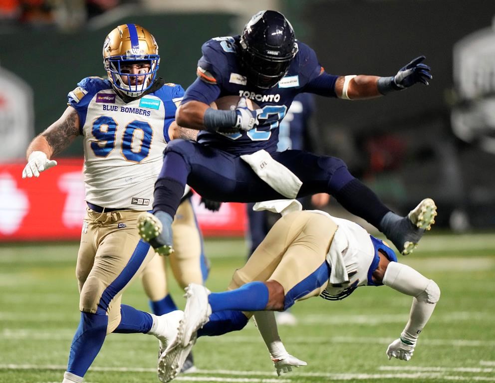 Veteran running back Andrew Harris officially returns to Toronto Argonauts