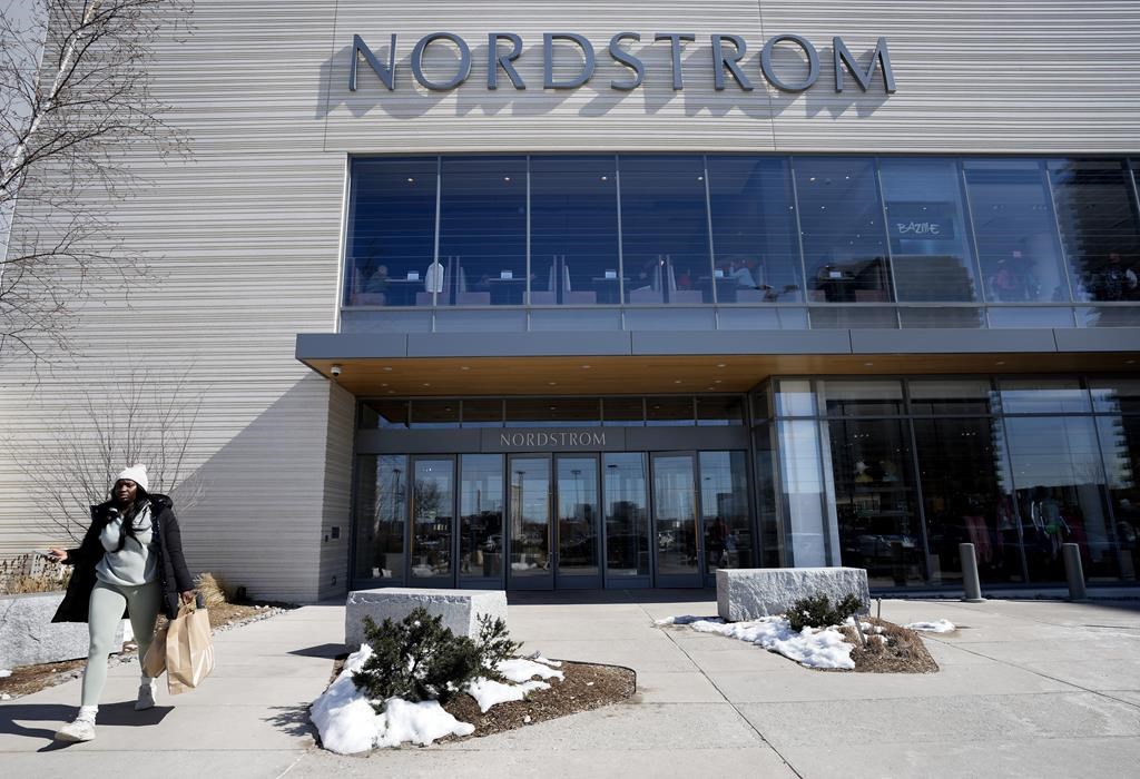 Nordstrom Canada to begin liquidation Tuesday after receiving court’s permission