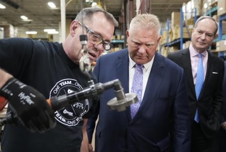 Ontario to include new 10 per cent income tax credit for manufacturing