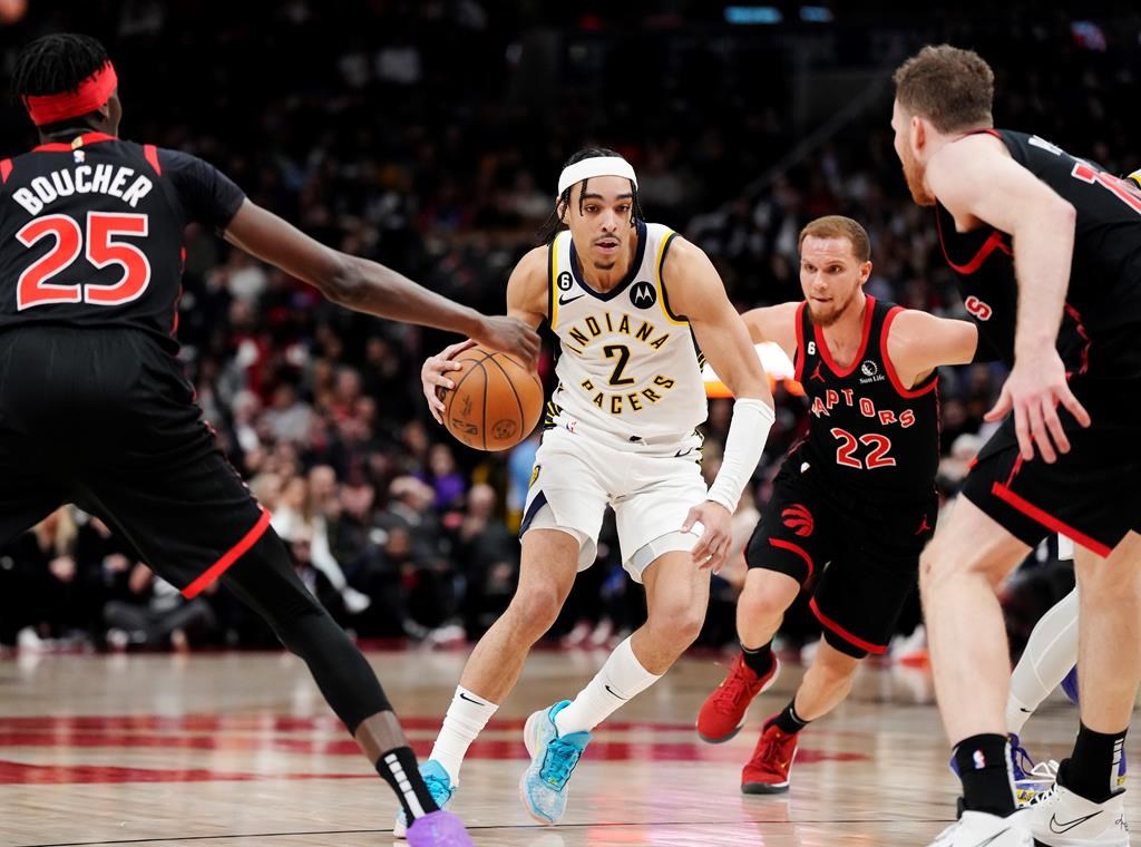 Canada’s Andrew Nembhard posts double-double as Pacers top Raptors 118-114