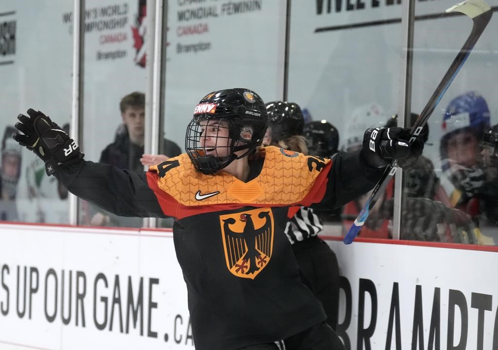 Germany beats Sweden 6-2 at women’s world hockey championship