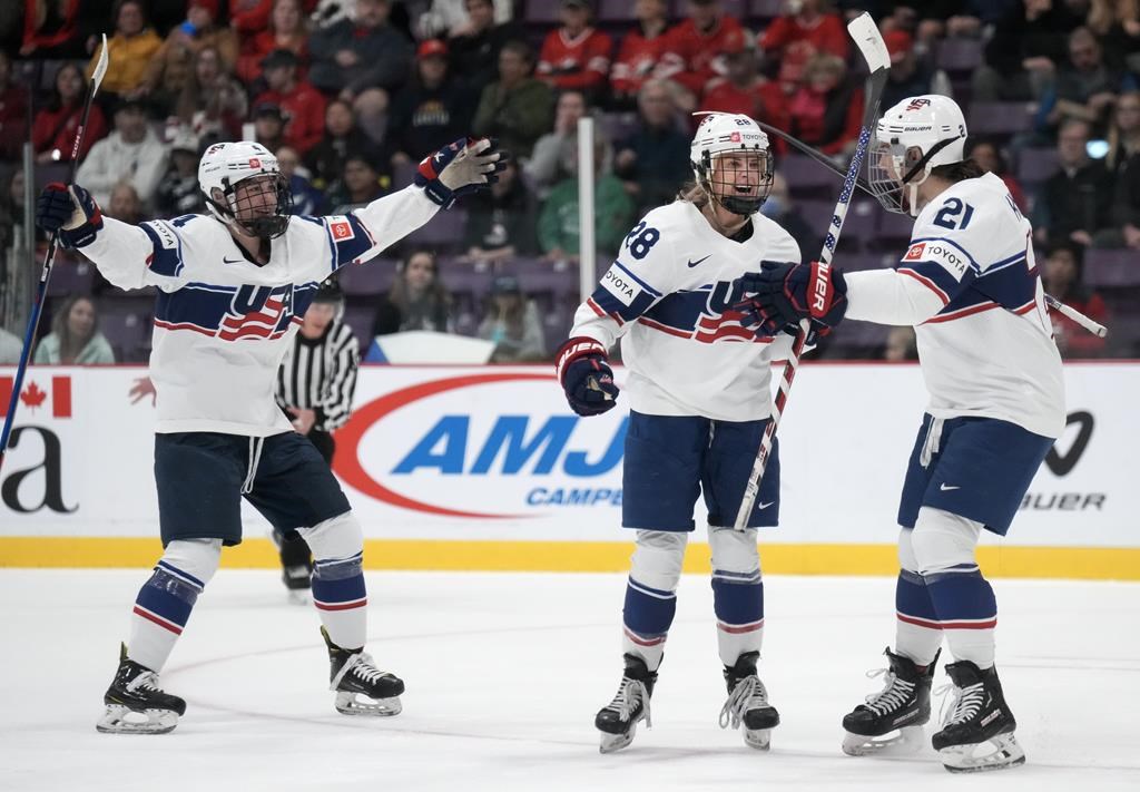 U.S. routs Czechia 9-1 in women’s world hockey championship semifinal