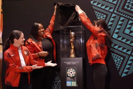 FIFA Women’s World Cup trophy makes stop in Toronto ahead of July kickoff