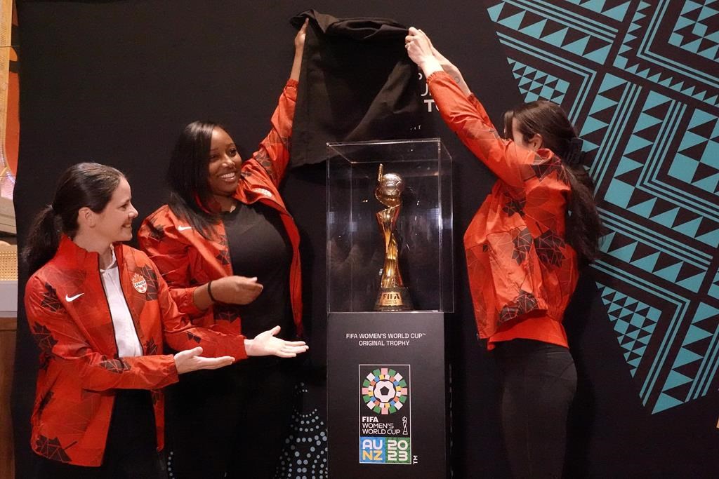 FIFA Women’s World Cup trophy makes stop in Toronto ahead of July kickoff